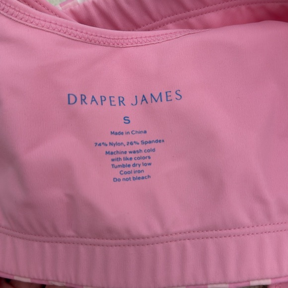 Draper James Pink Gingham Sports Bra size Small - Picture 3 of 3